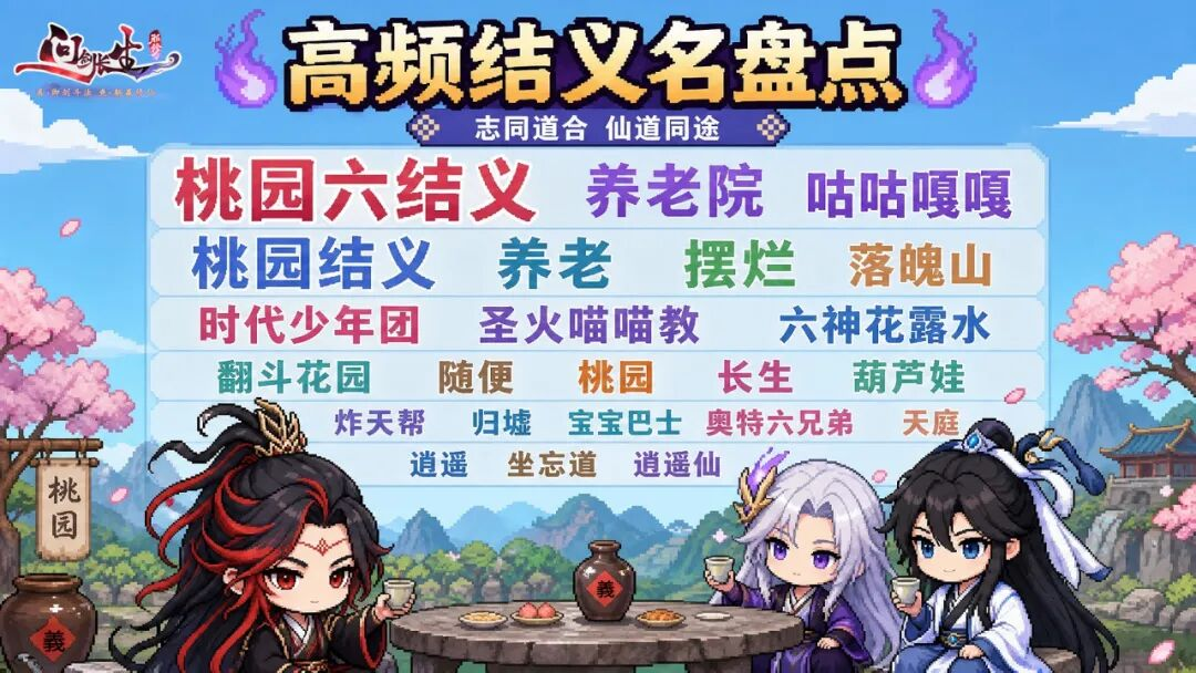 月卡不限量丨《问剑长生》结义主题创作征集活动开启! 月卡不限量丨《问剑长生》结义主题创作征集活动开启!