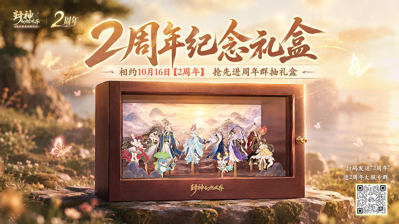 限量免费送！2周年全家福礼盒首曝，进群互动就能抽