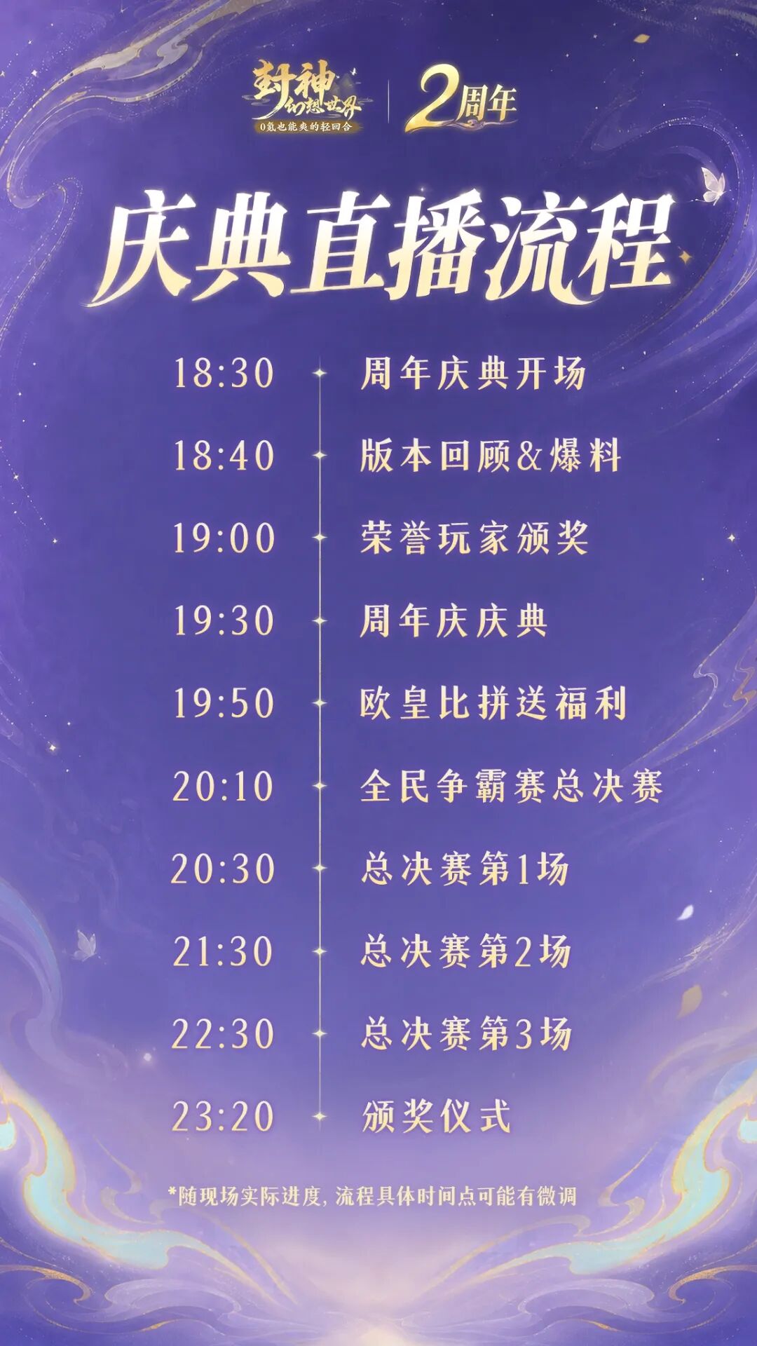 【2周年】大服开服第1天，世界频道就“闹”翻天？今晚福利想拿全？就看这篇了